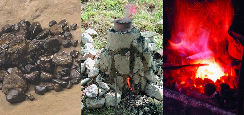 "Taljenje in kovanje železa v Bohinju-Cundrič"